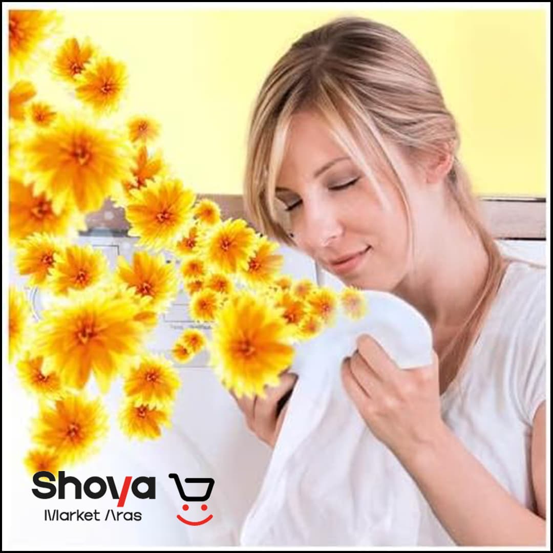 اسپری ضد چروک و خوشبو کننده لنور Lenor رایحه نسیم تابستانی حجم ۵۰۰ میلیلیتر — تصویر ۳
