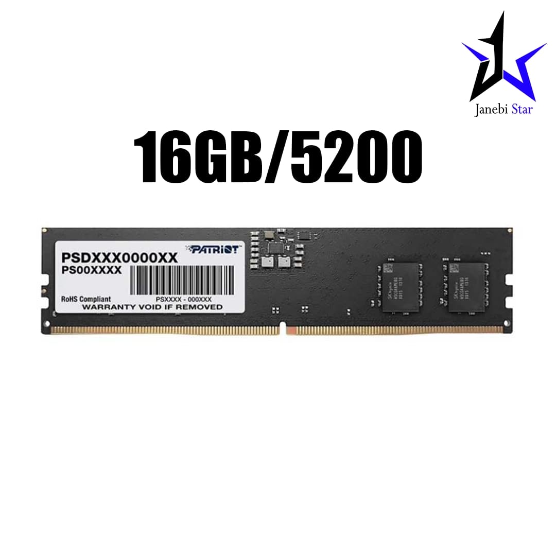 رم کامپیوتر پاتریوت Signature Line DDR5 16GB Single 5200MHz CL42 — تصویر ۲