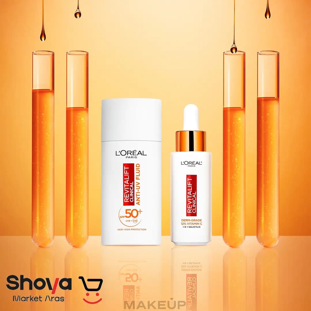 کرم ضد آفتاب بی رنگ لورال مدل Revitalift Clinical ضد لک و چروک 50 میلی لیتر — تصویر ۶