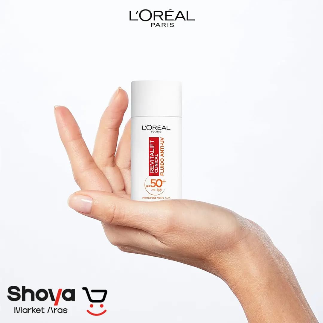 کرم ضد آفتاب بی رنگ لورال مدل Revitalift Clinical ضد لک و چروک 50 میلی لیتر — تصویر ۳