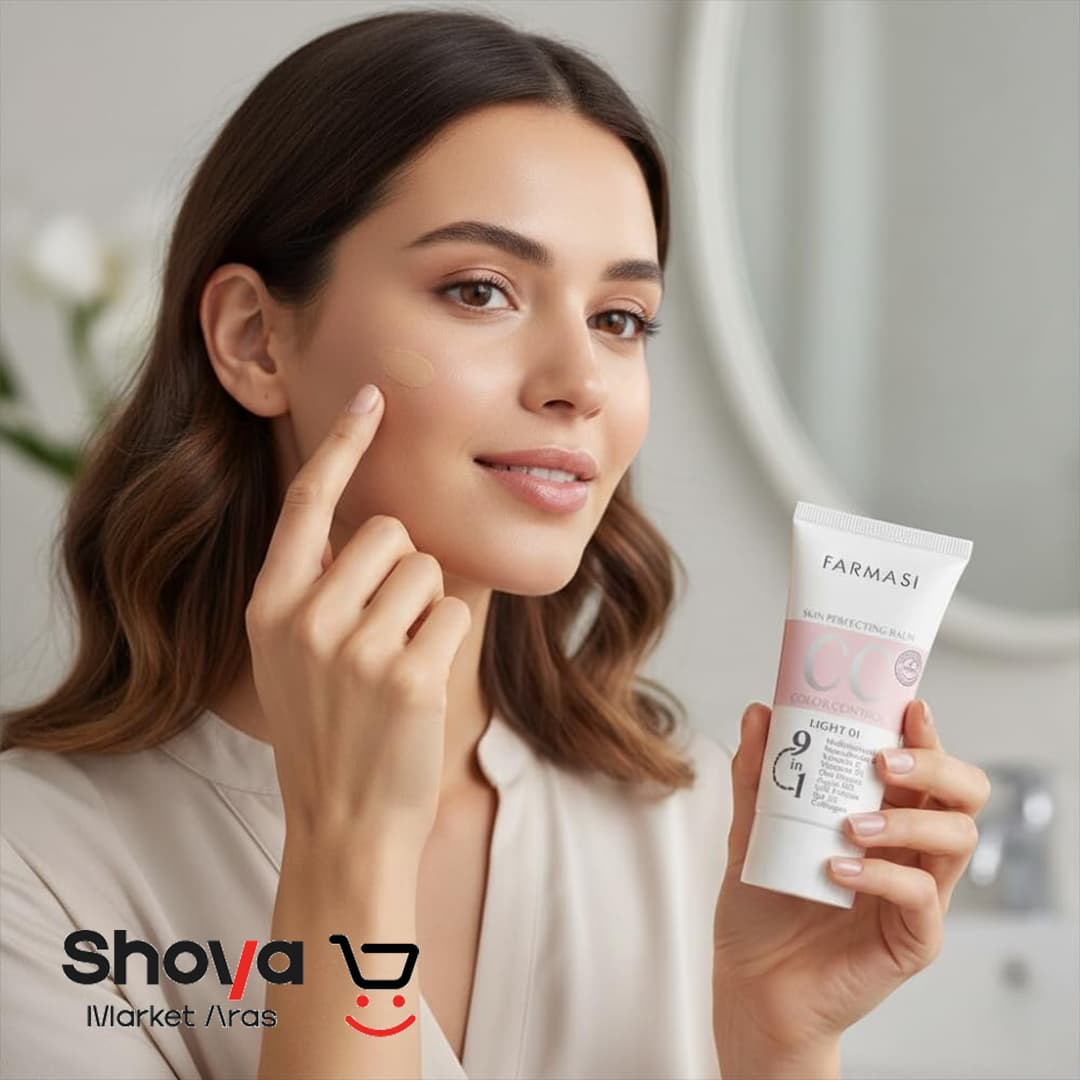 سی سی کرم فارماسی Farmasi شماره 01 با spf 25 رنگ روشن حجم 50 میلی لیتر — تصویر ۳