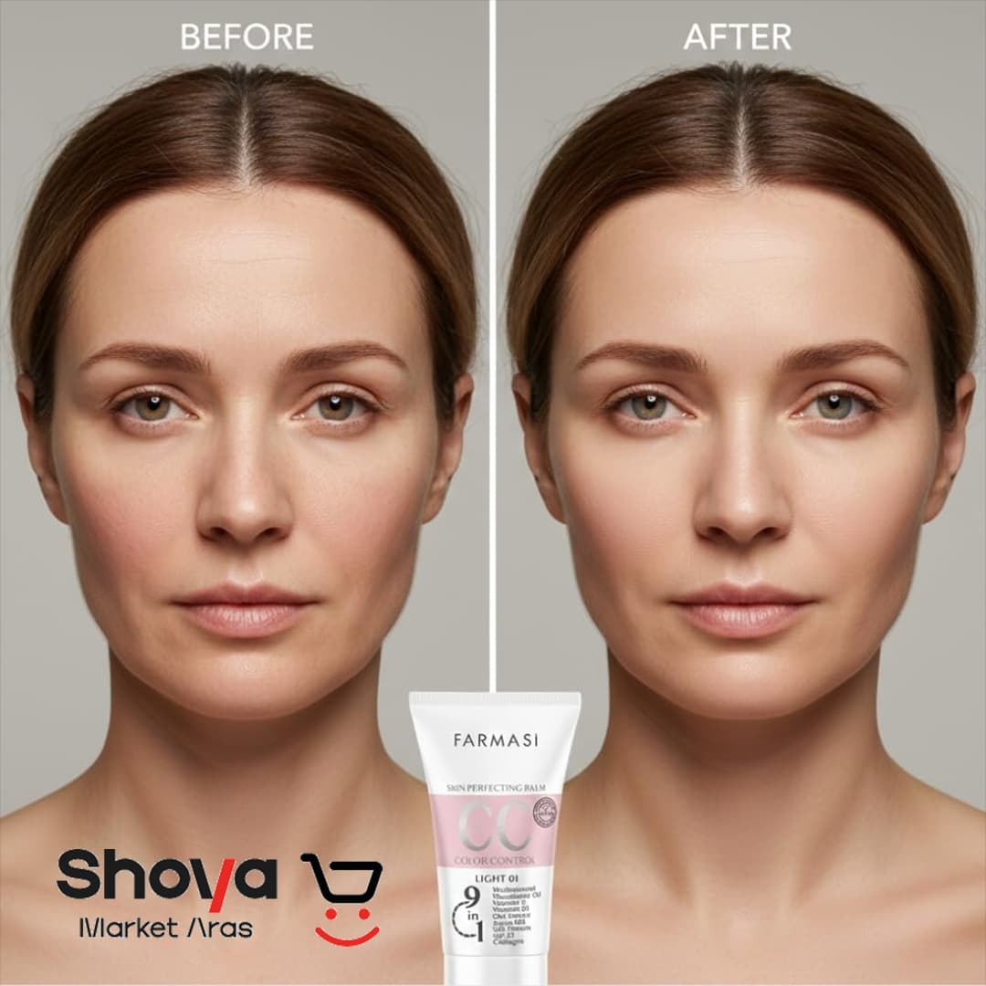 سی سی کرم فارماسی Farmasi شماره 01 با spf 25 رنگ روشن حجم 50 میلی لیتر — تصویر ۵