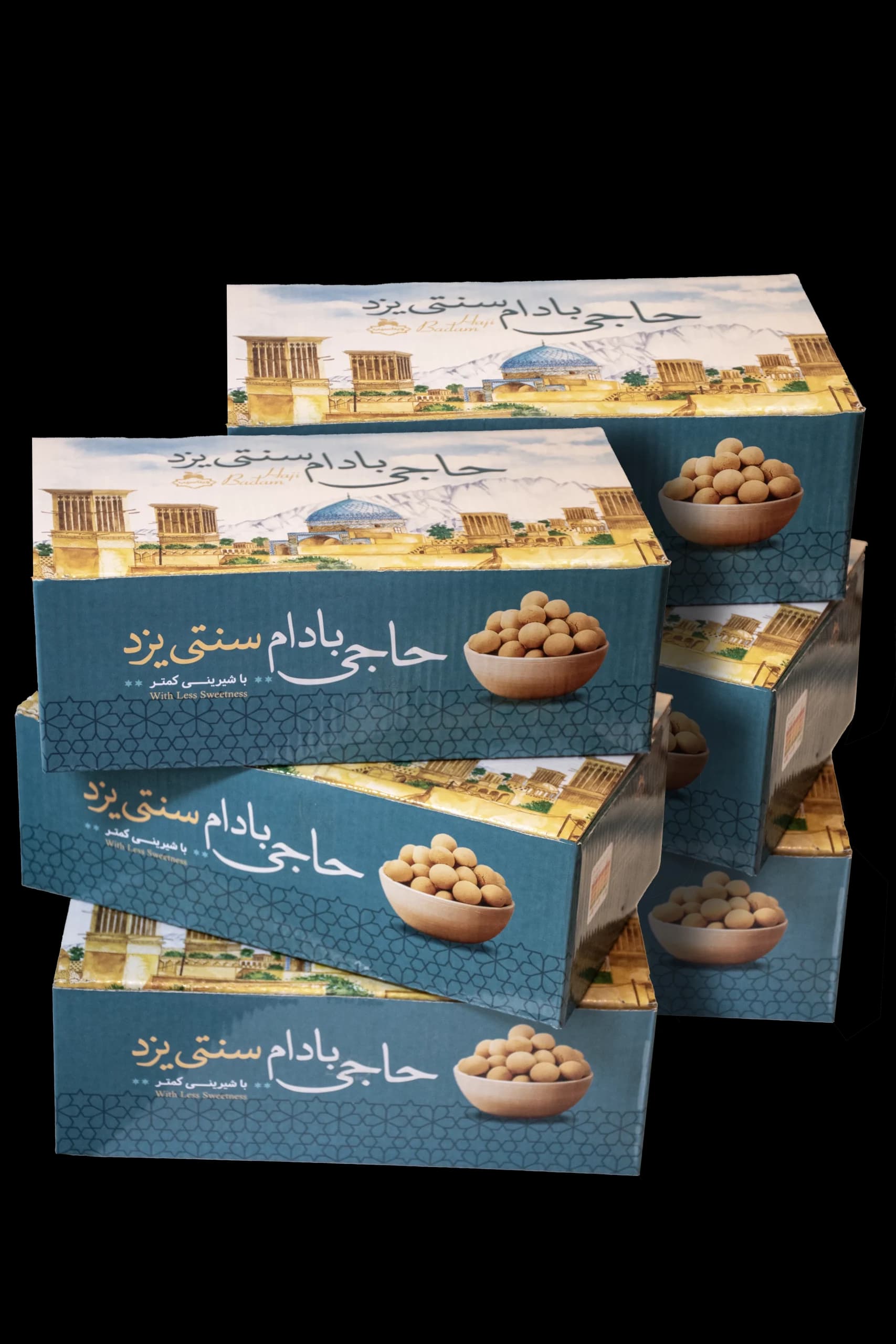 حاجی بادام سنتی یزد کارتن 6تایی(ارسال رایگان)
