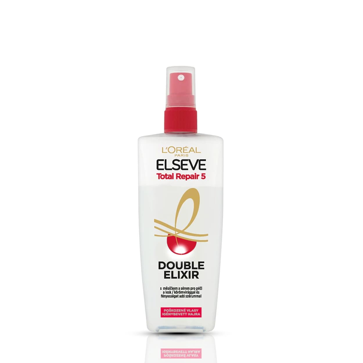 اسپری دو فاز مو لورال السیو LOREAL ELSEVE مدل ترمیم کننده فوری مو Total Repair5 کد 163 — تصویر ۲