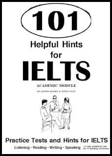کتاب انگلیسی ۱۰۱ نکته مفید برای آیلتس (101 helpful hints for IELTS). نسخه انگلیسی. پی دی اف. اثر Garry Adams & Terry Peck