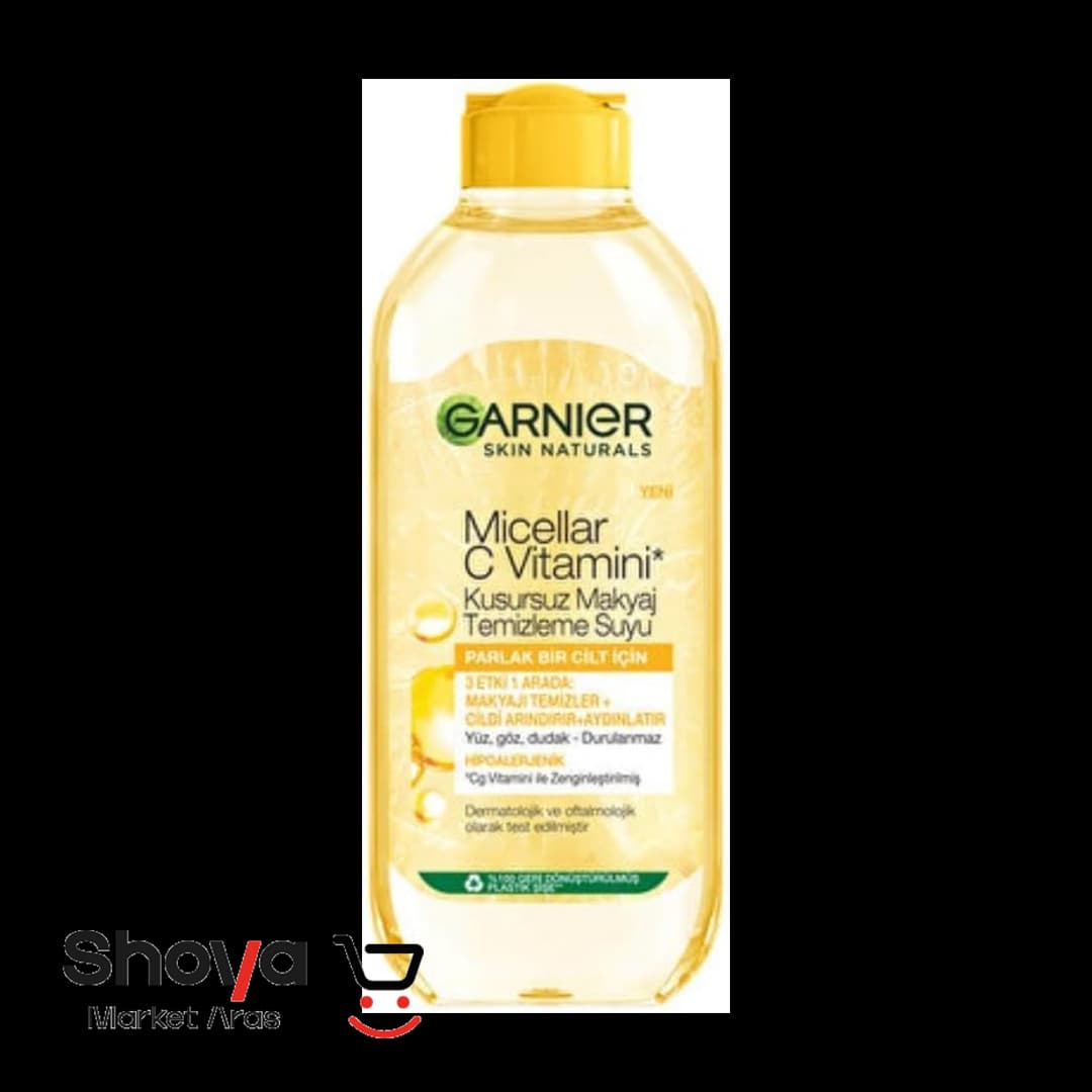 میسلار واتر گارنیر Garnier مدل Vitamin C روشن کننده حجم 400 میلی لیتر