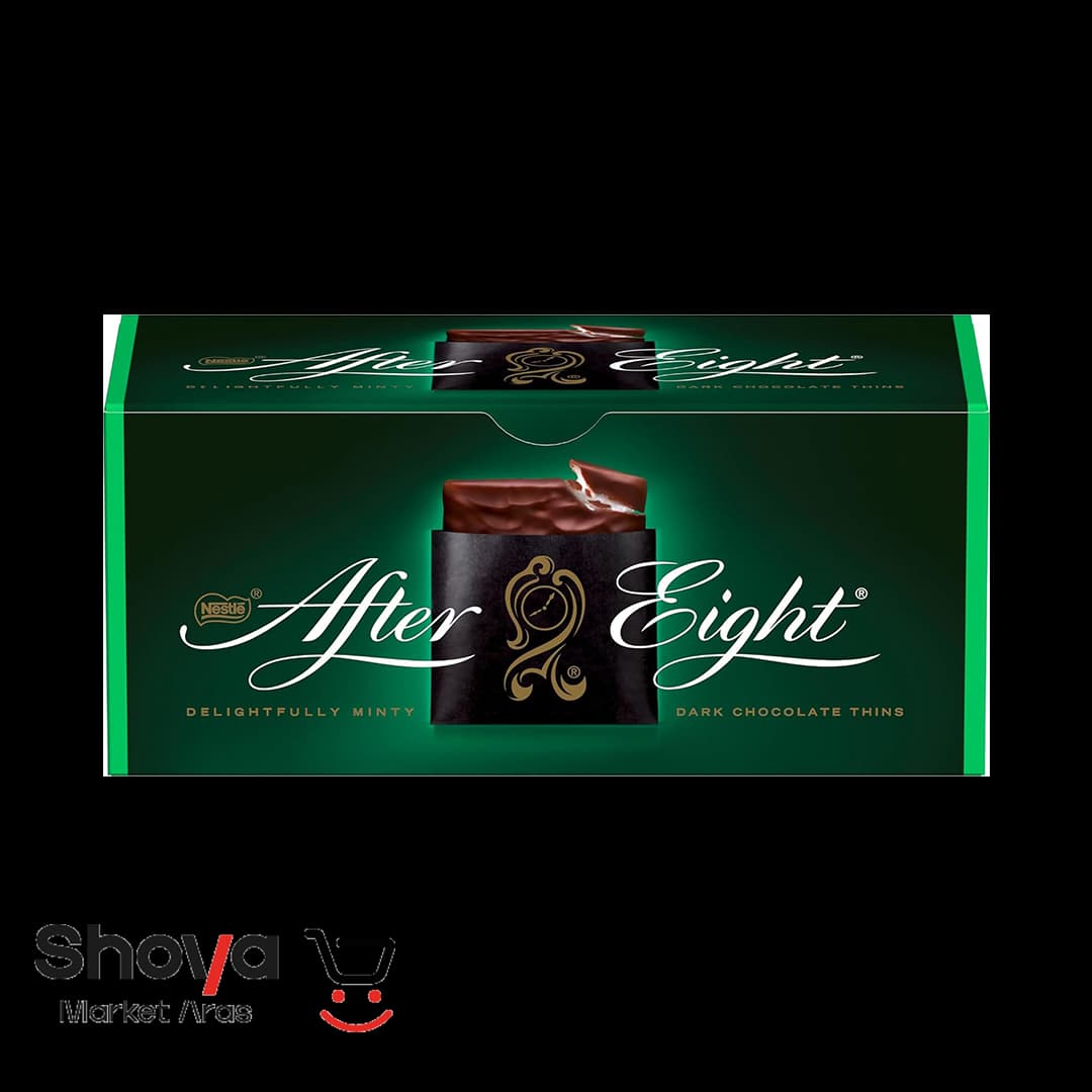 شکلات تلخ افتر ایت After Eight نستله Nestlé با مغز کرم نعناع وزن 200 گرم