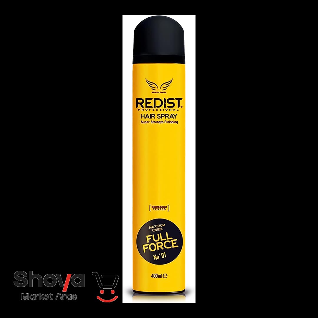 اسپری حالت دهنده مو ردیست Redist مدل Full Force بسیار قوی حجم 400 میلی لیتر