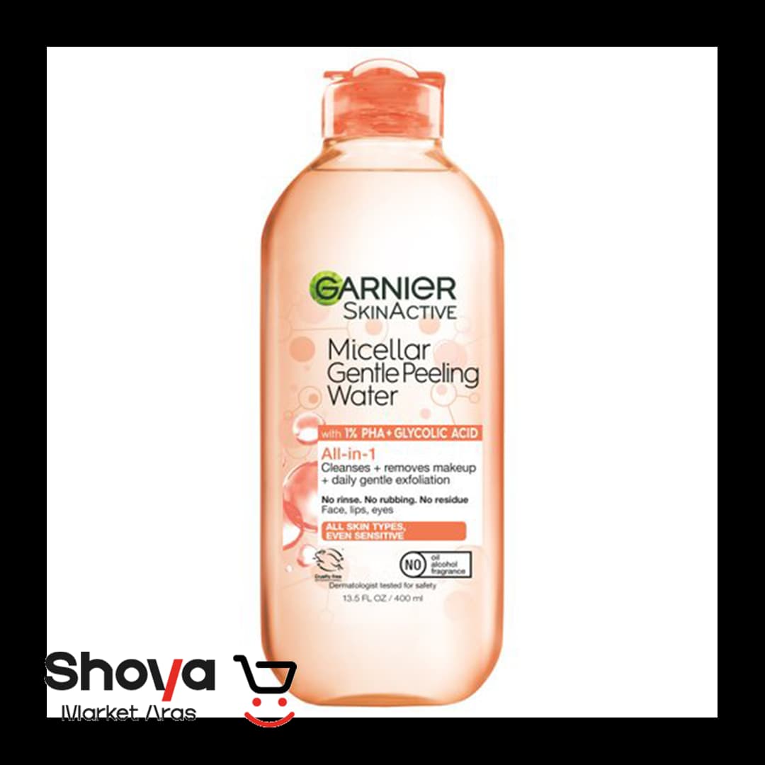 میسلار واتر لایه بردار گارنیر Garnier مدل Peeling حجم 400 میلی لیتر — تصویر ۲