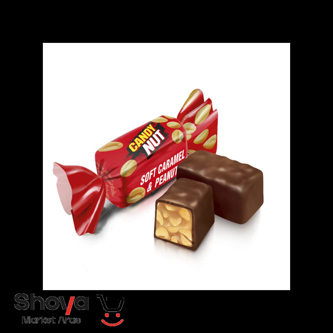 شکلات کندی نات روشن Roshen با مغز کارامل و بادام زمینی وزن 1 کیلوگرم — تصویر ۲