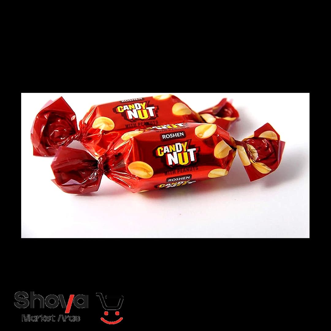 شکلات کندی نات روشن Roshen با مغز کارامل و بادام زمینی وزن 1 کیلوگرم — تصویر ۳