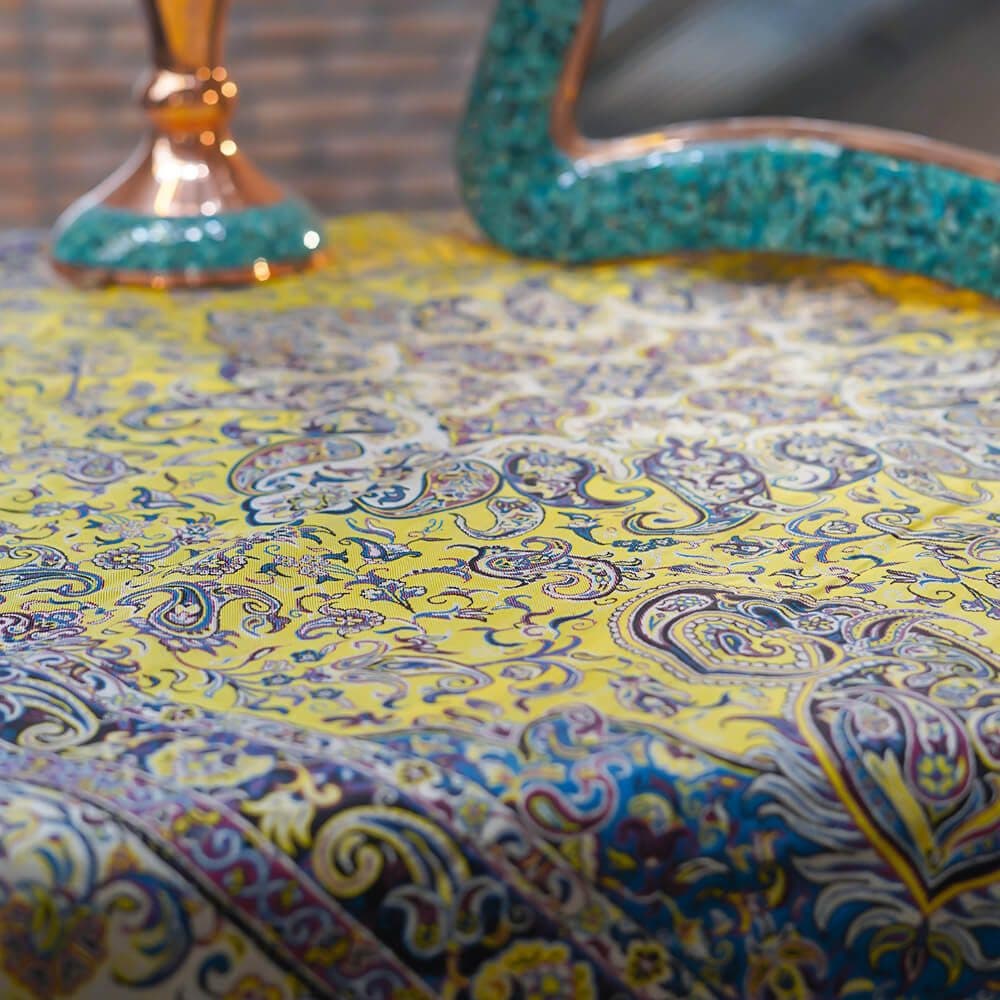 رومیزی یک در یک مهستان زرد — تصویر ۳