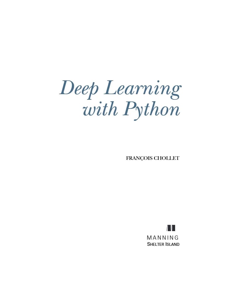 کتاب Deep Learning with Python (یادگیری عمیق با پایتون) نسخه انگلیسی PDF | فرانسوا شوله