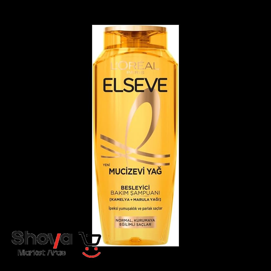 شامپو لورآل Loreal سری Elseve مدل Mucizevi Yag ترمیم و تقویت کننده حجم 300 میلی‌لیتر — تصویر ۲