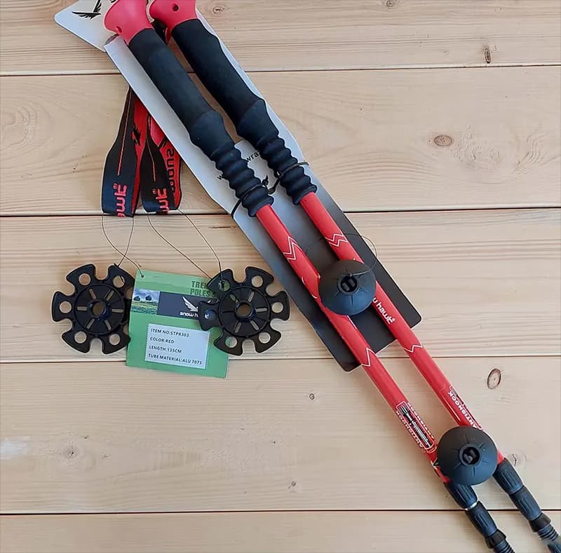 باتوم (عصای کوهنوردی ) اسنو هاوک مدل پیچی کد Sn-303 — تصویر ۶