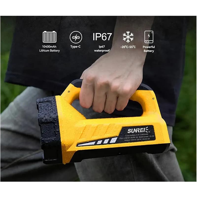 چراغ قوه سانری مدل SUNREI TZ1200 — تصویر ۷