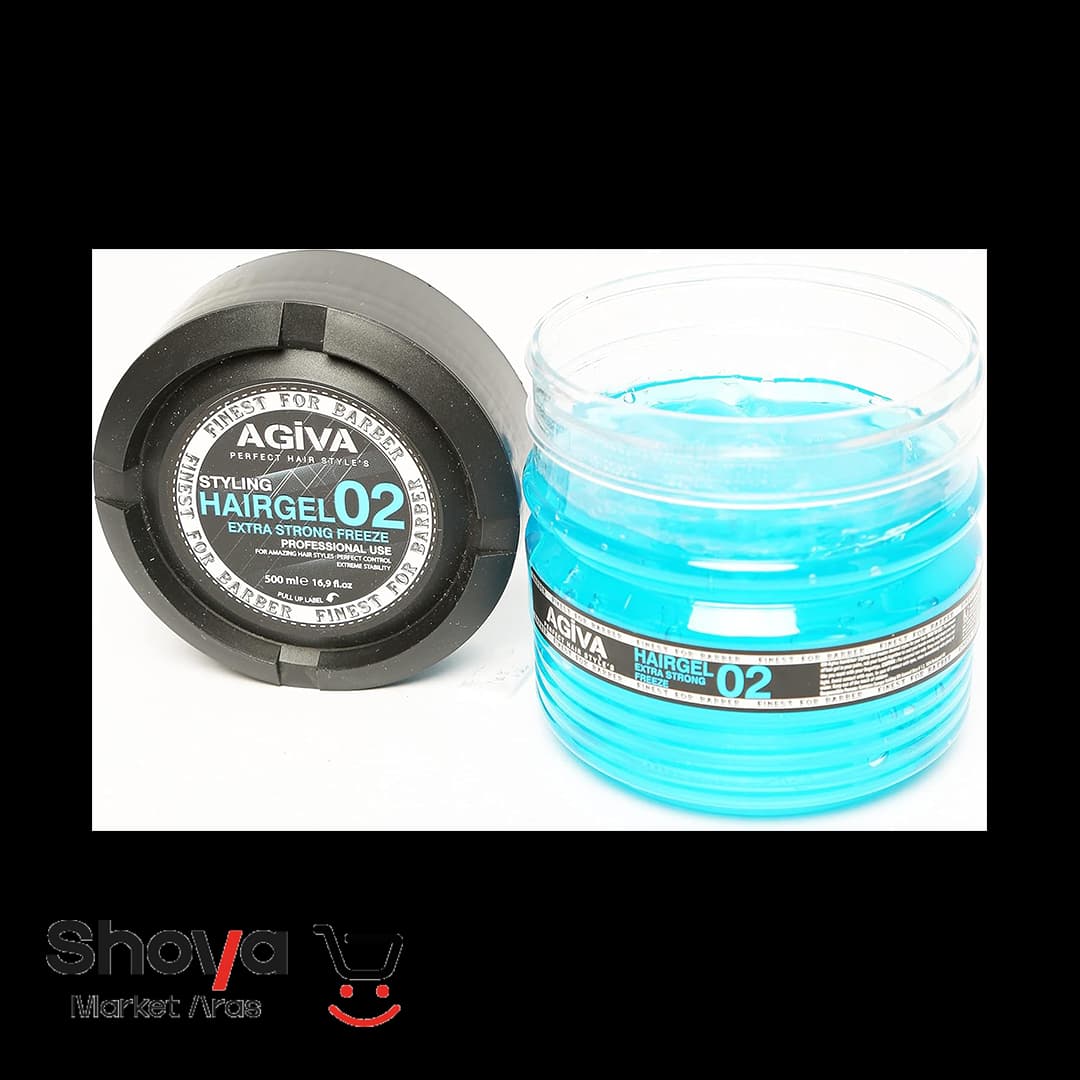 ژل مو آگیوا Agiva مدل Extra Strong Freeze درجه سختی 02 حجم 700 میلی‌لیتر — تصویر ۳