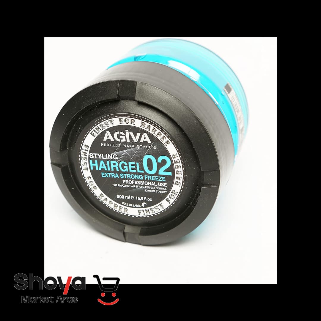 ژل مو آگیوا Agiva مدل Extra Strong Freeze درجه سختی 02 حجم 700 میلی‌لیتر — تصویر ۲