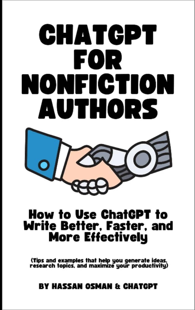 کتاب ChatGPT for Nonfiction Authors (چتجیپیتی برای نویسندگان آثار غیرداستانی) نسخه انگلیسی PDF | حسن عثمان