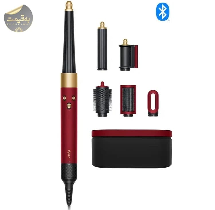 ایررپ حالت دهنده مو دایسون مدل Airwrap hs08 red velvet — تصویر ۵