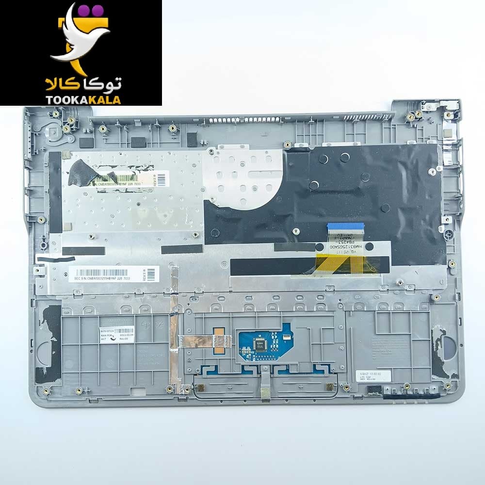 قاب C همراه کیبرد و تاچ پد موس لپ تاپ سامسونگ NP530-U3B استوک — تصویر ۳