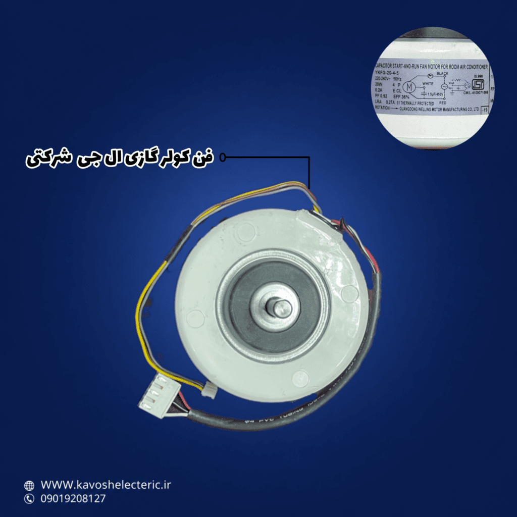 فن کولر گازی ال جی شرکتی — تصویر ۳
