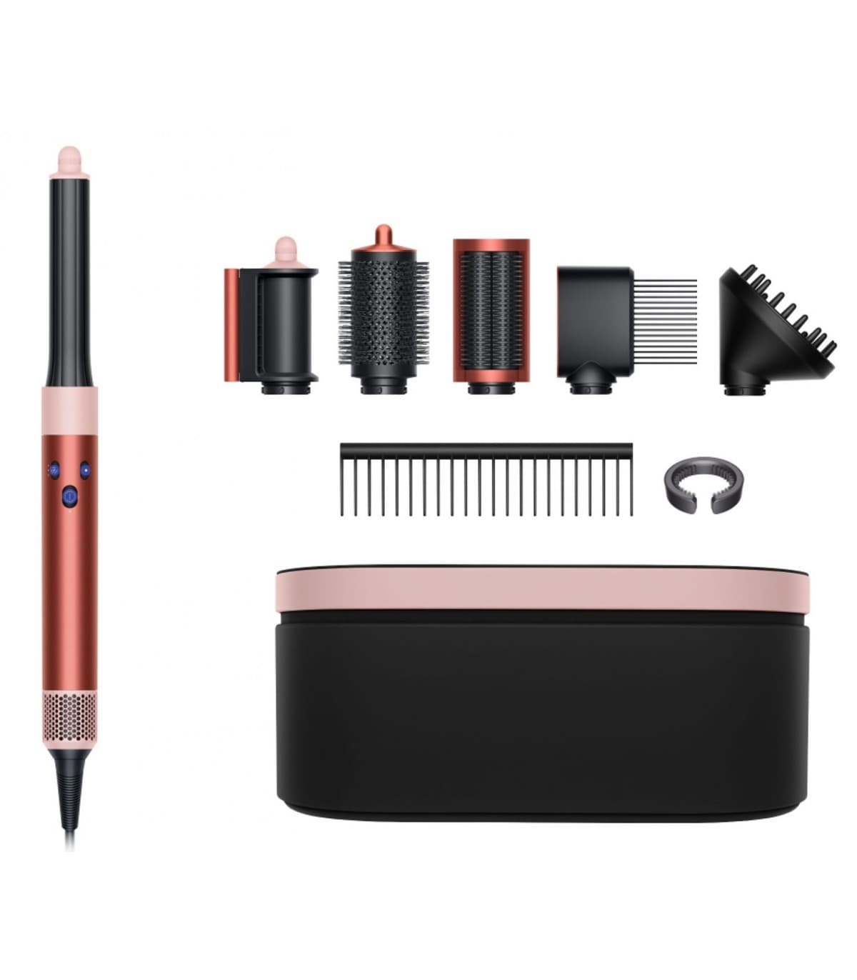 حالت دهنده مو دایسون مدل Dyson Airwrap HS05 Complete Long Diffuse (Strawberry Bronze/Blush Pink) (صورتی/برنز) — تصویر ۲