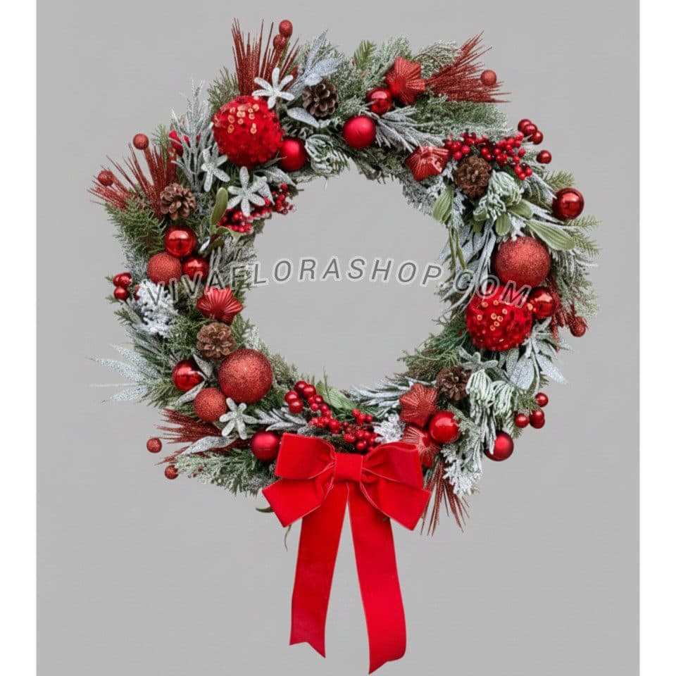 حلقه کریسمس پرنسس سرخ