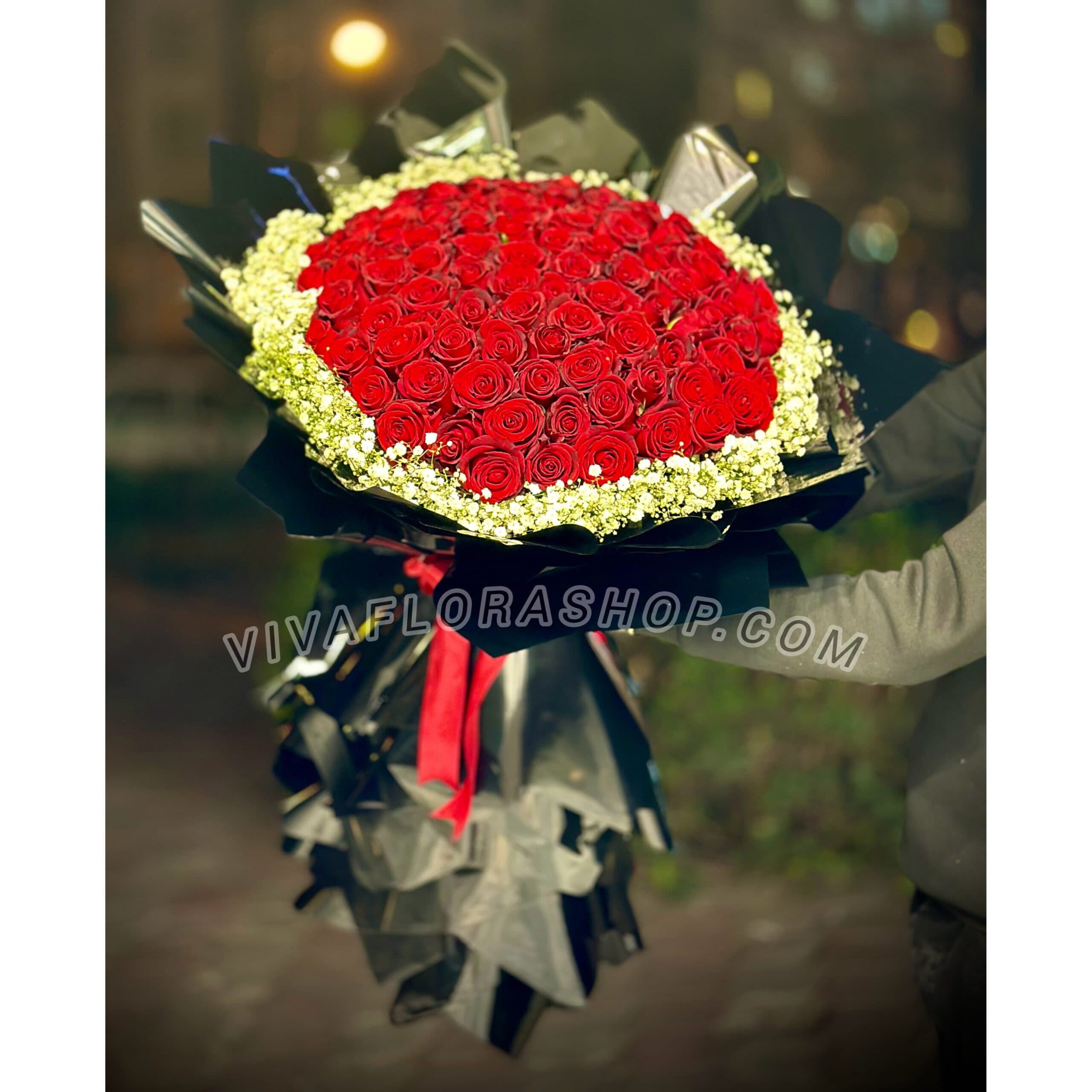 دسته گل سرمه عشق