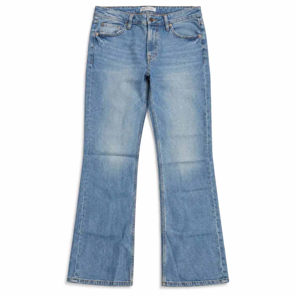 شلوار جین بوتکات آبی یونیسکس وارداتی برند Denim.co. — تصویر ۶