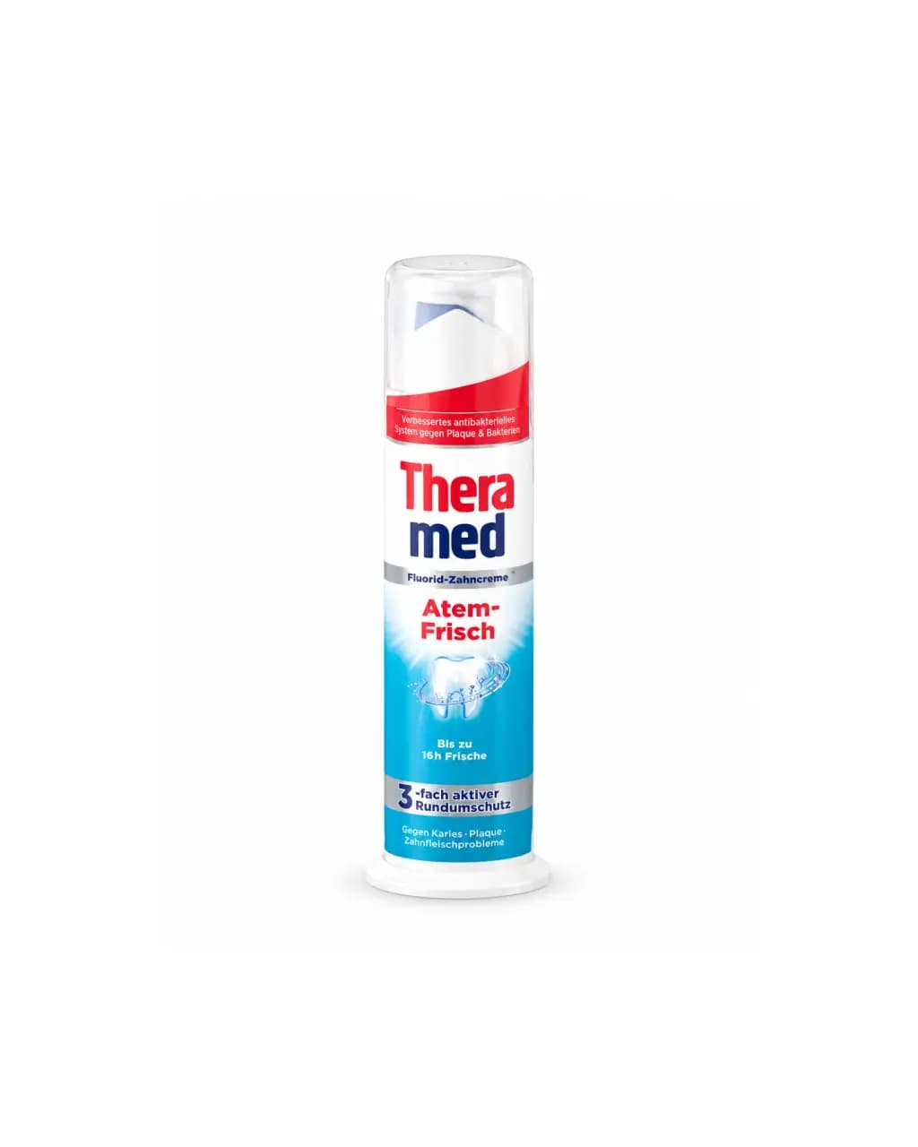 خمیردندان پمپی ترامد Theramed Atem-Frisch تازه کننده نفس 100 میل (آلمان)