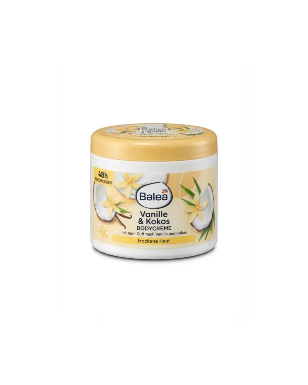 کرم بدن باله آ مدل Vanille & Kokos حاوی وانیل و نارگیل حجم ۵۰۰ میل