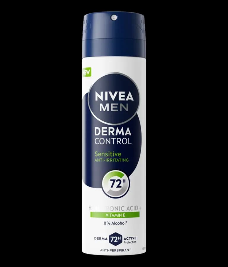اسپری دئودورانت مردانه نیوا ۱۵۰ میل – derma control sensitive — تصویر ۲