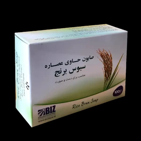 صابون حاوی عصاره سبوس برنج بیز