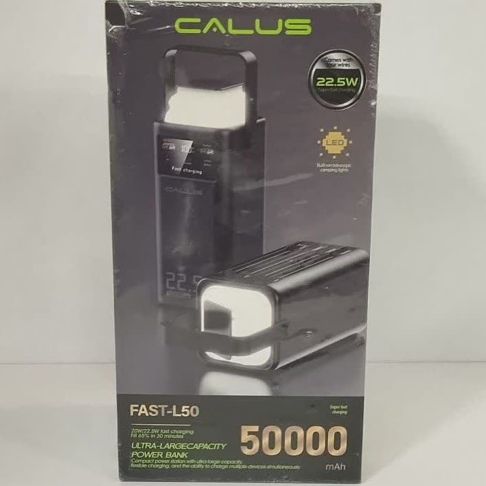 پاوربانک 50000 میلی آمپر ساعت کالوس مدل Fast-L50