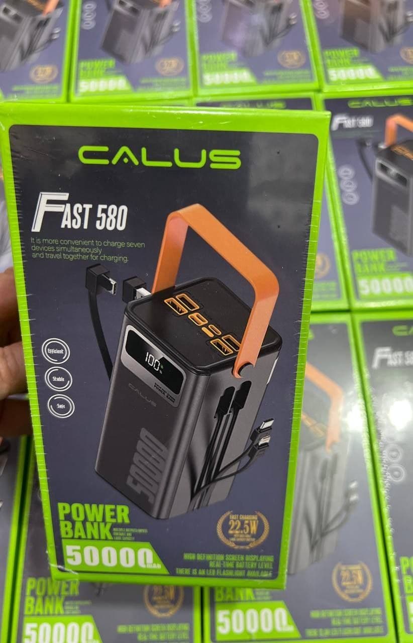 پاوربانک 50 هزار میلی آمپر ساعت کالوس مدل Fast-580