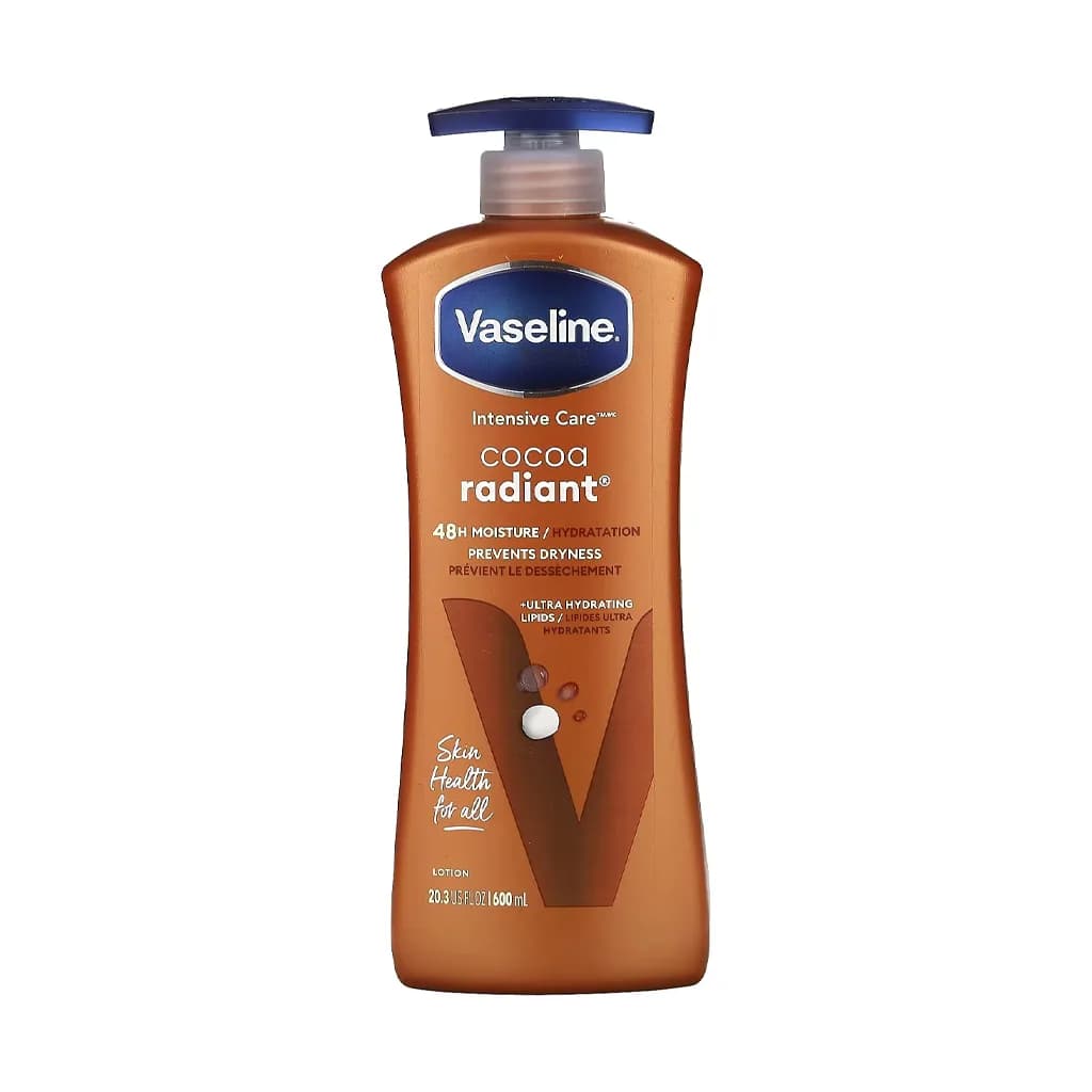 لوسیون بدن کاکائو وازلین 600میل cocoa radiant — تصویر ۲