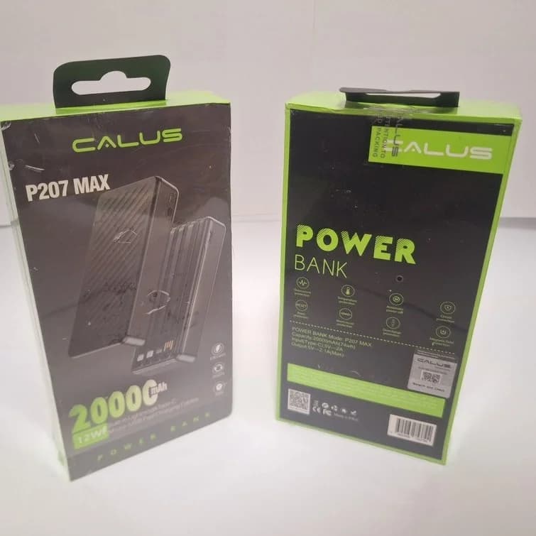پاوربانک 20 هزار میلی آمپر ساعت کالوس مدل P207 max