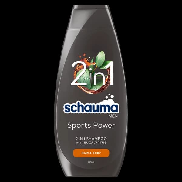 شامپو سر و بدن مردانه عصاره اکالیپتوس شاوما Schauma