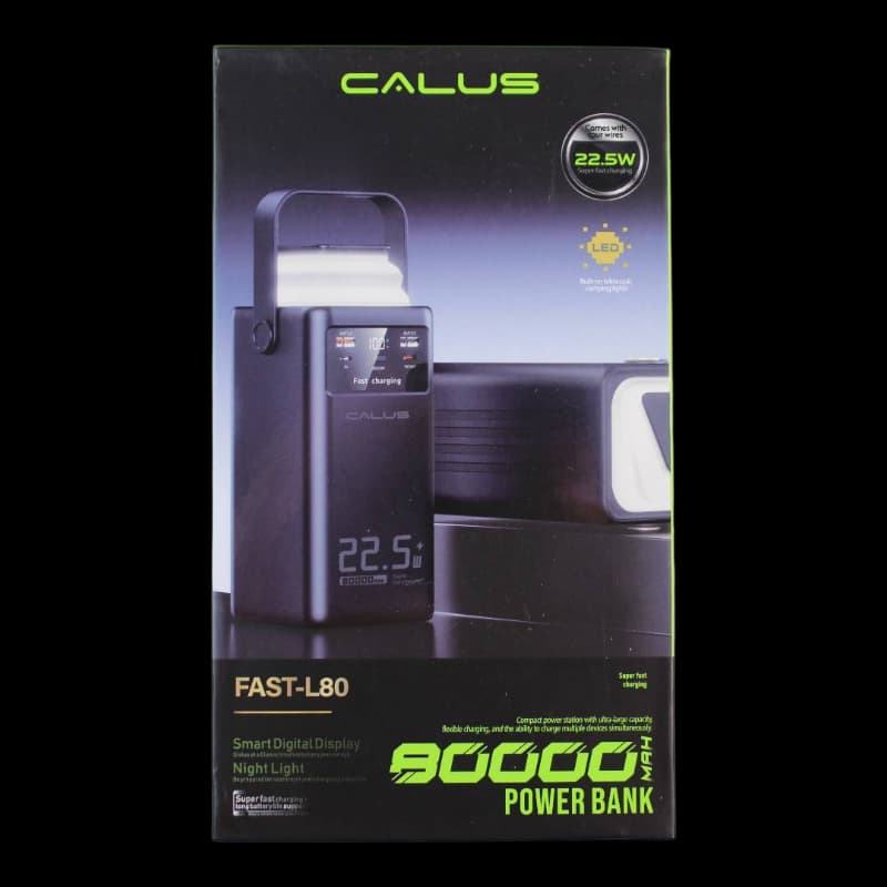 پاور بانک 80 هزار میلی آمپر ساعت کالوس مدل Fast-L80