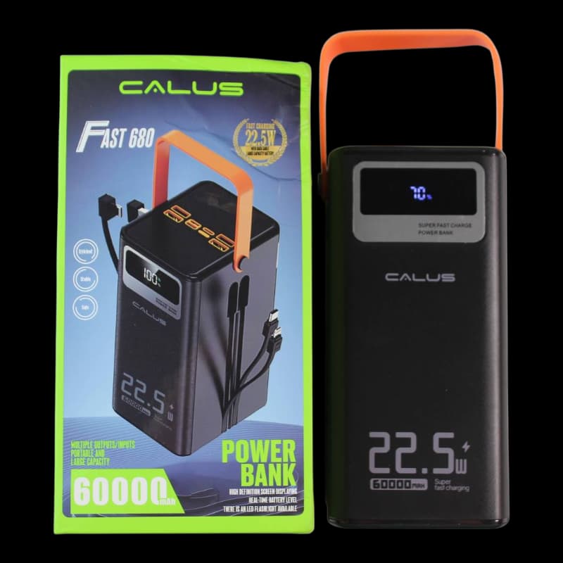 پاور بانک 60 هزار میلی آمپر ساعت کالوس مدل Fast680 — تصویر ۴