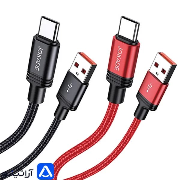 کابل شارژر یو اس بی (UCB) به تایپ سی (USB-C) جوکید مدل JA034 — تصویر ۲