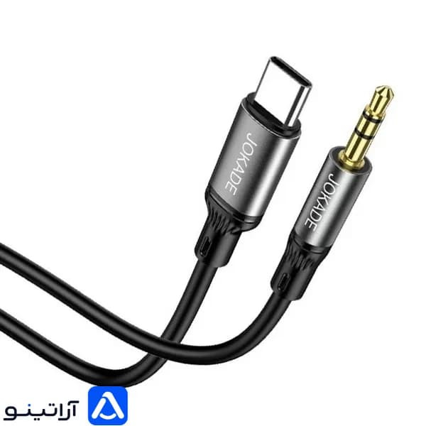 کابل تبدیل تایپ سی به جک 3.5 میلیمتری (AUX) جوکید مدل JA109