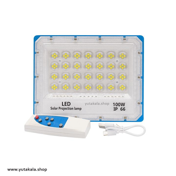 پروژکتور LED خورشیدی مدل E025-100W