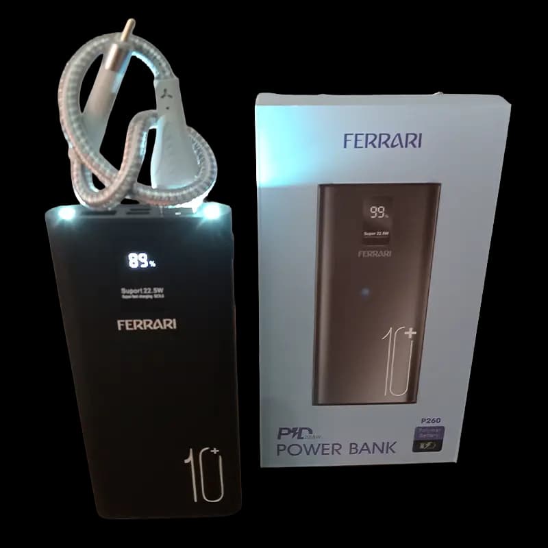 پاوربانک 10000 میلی آمپر ساعت مدل p260 — تصویر ۲