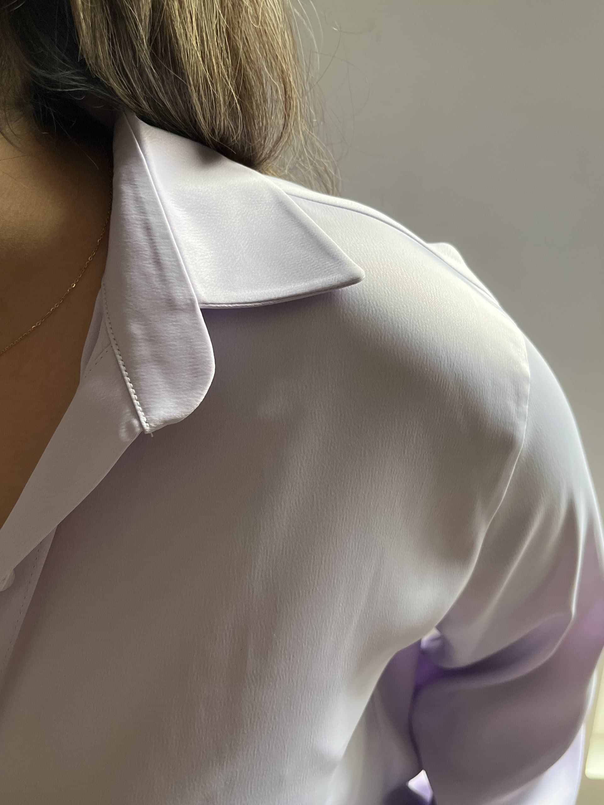 شومیز ساتن زارا یاسی کد509 — تصویر ۳