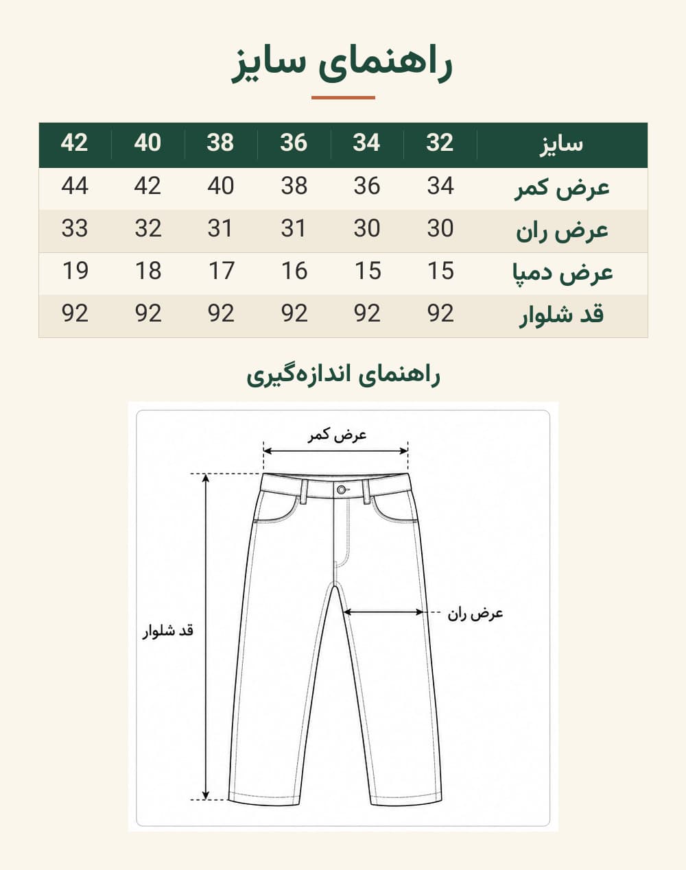 شلوار کتان قد کوتاه زنانه اسلیم cachecache- قرمز آجری — تصویر ۷