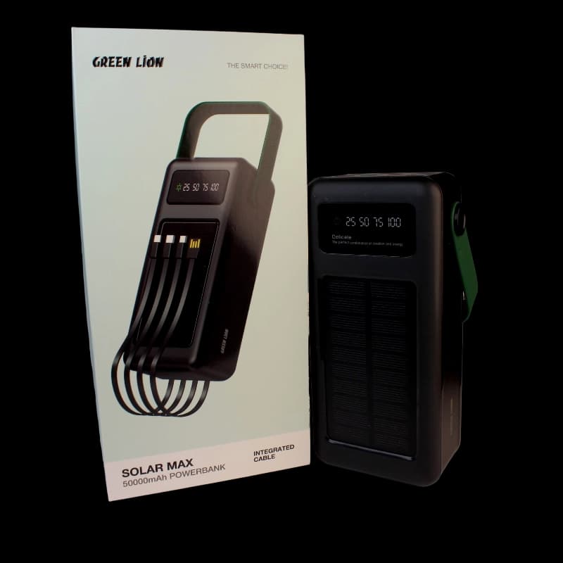 پاور بانک 50 هزار میلی آمپر ساعت گرین لاین مدل Solar max — تصویر ۳
