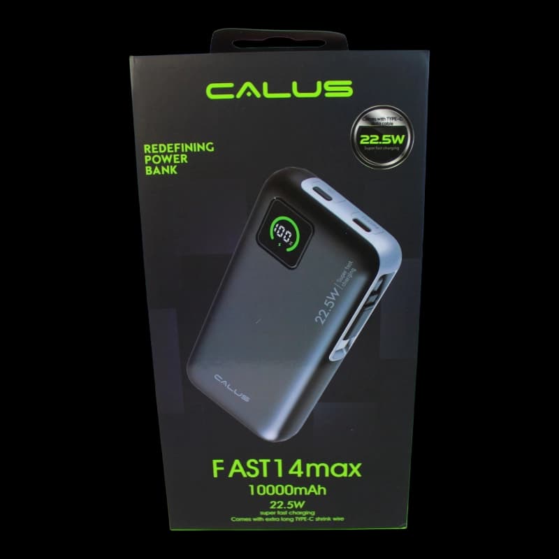 پاور بانک 10 هزار میلی آمپر ساعت CALUS Fast 14 max — تصویر ۴