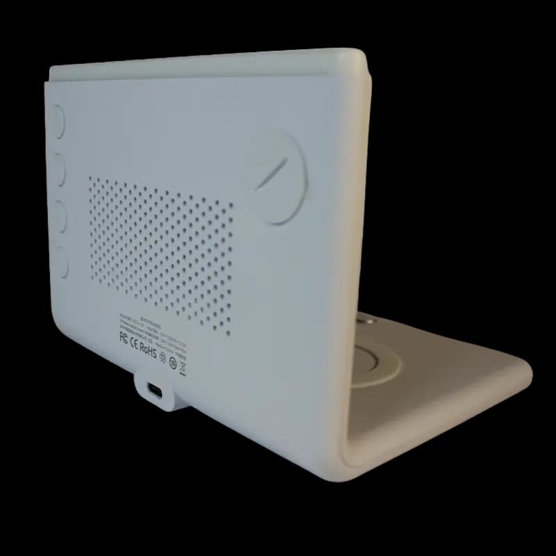 شارژر بی سیم و ساعت رومیزی RECCI مدل RLS-L12 — تصویر ۴